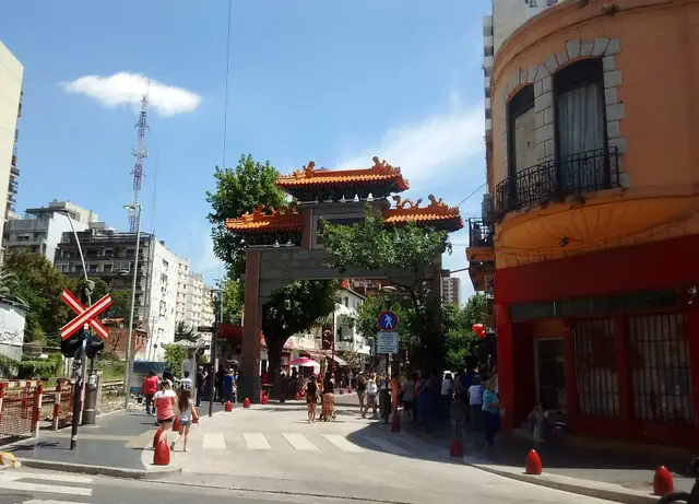 The gate of Buenos Aires’ Chinatown in Belgrano